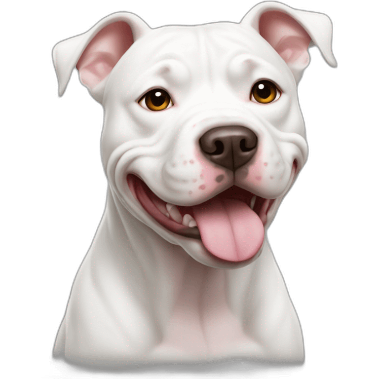 white pitbull emoji