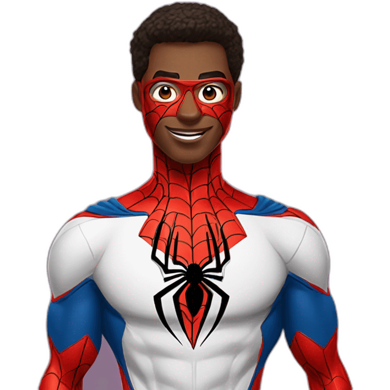 spider man avec le costume de superman emoji