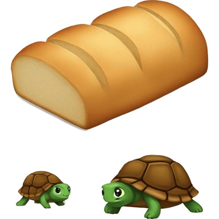 bread + turtle emoji