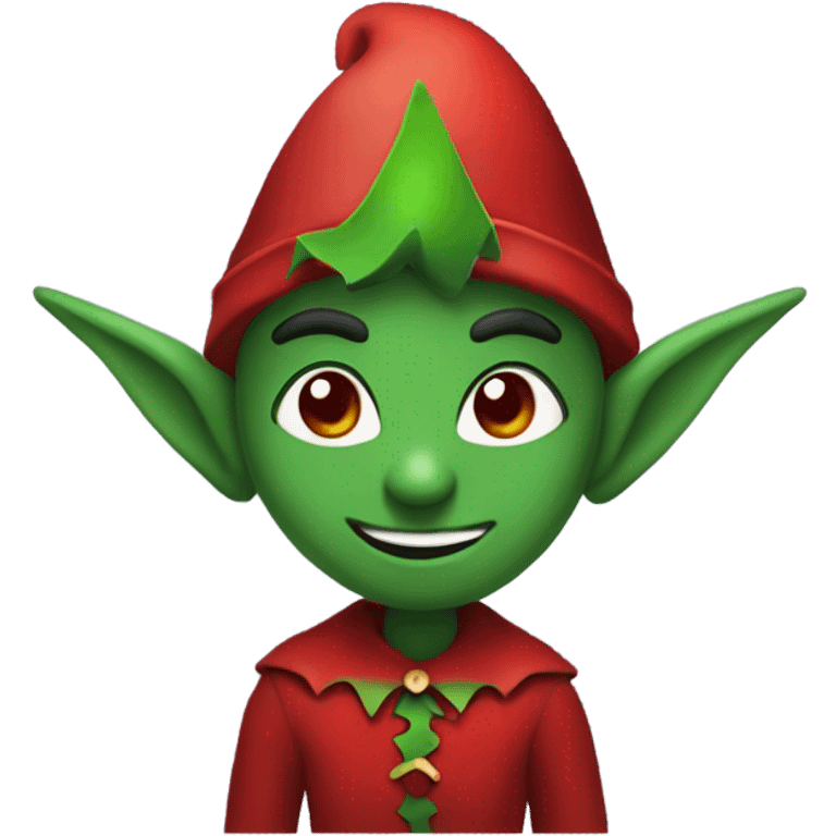 Satan’s elf on a shelf  emoji