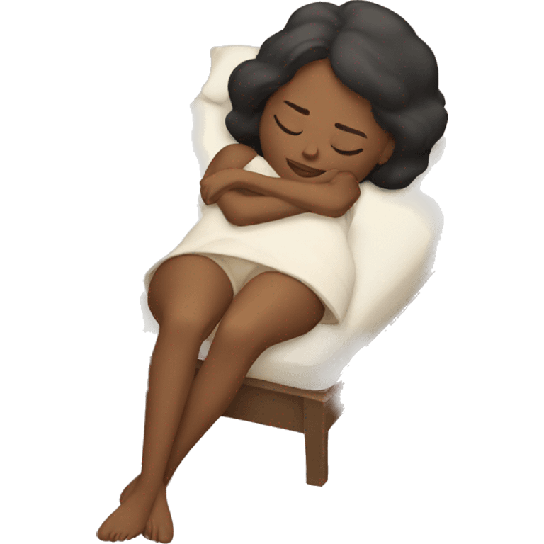 A girl sleeping  emoji