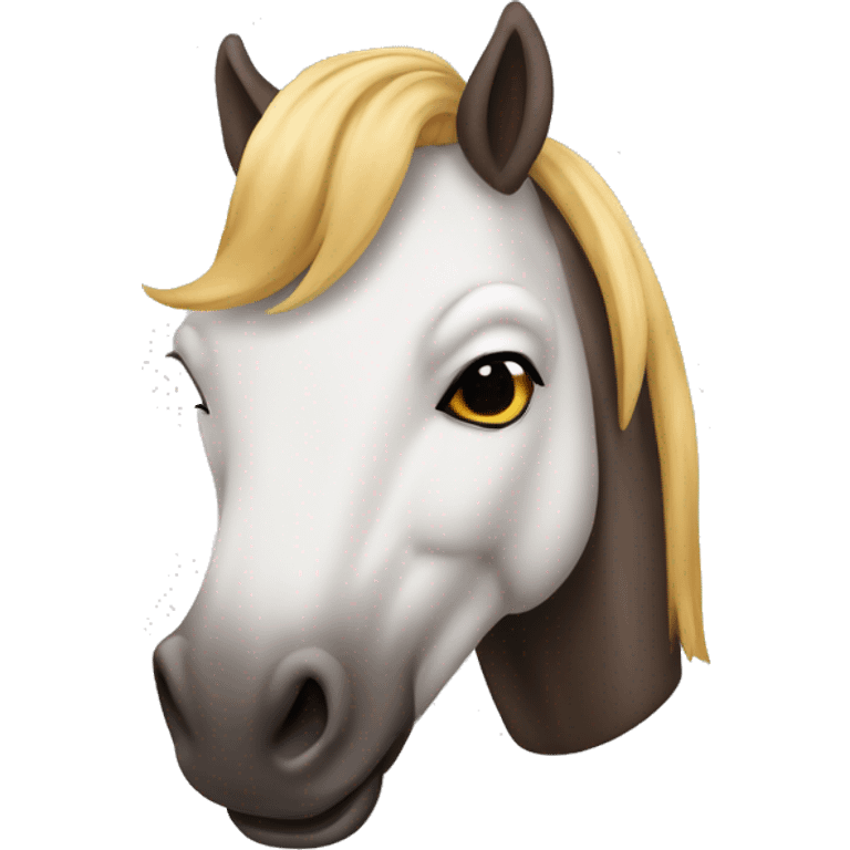 Emoji de cavalo estilo pé de pano do desenho do pica pau  emoji