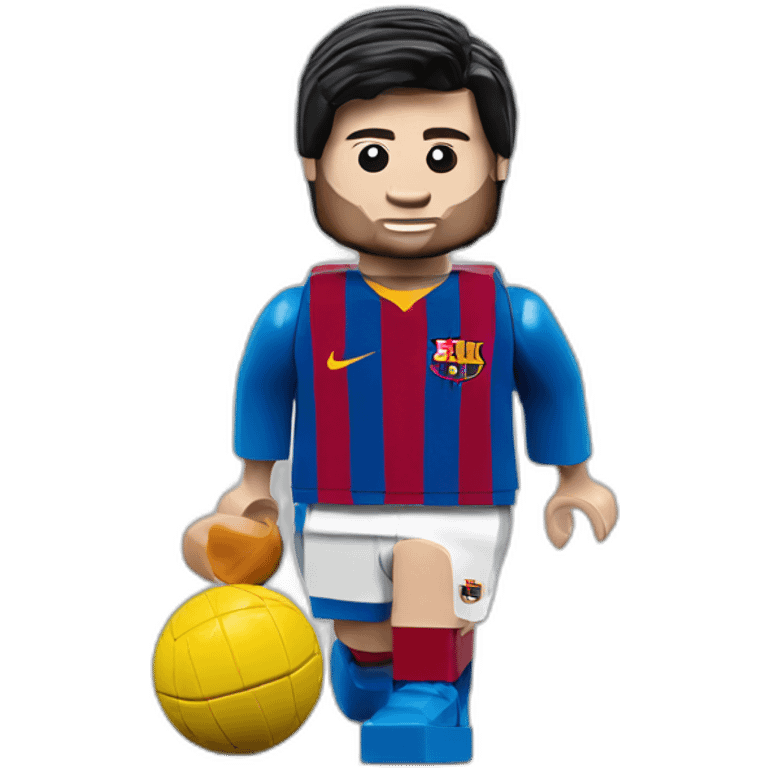 messi lego figure emoji