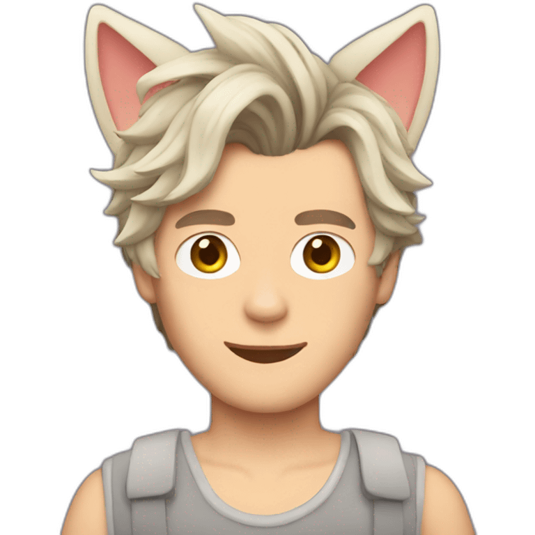 Harry Styles with cat ears  emoji