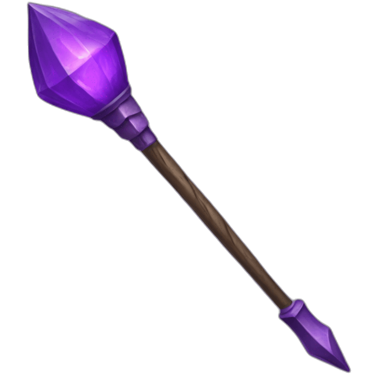 purple sceptre emoji