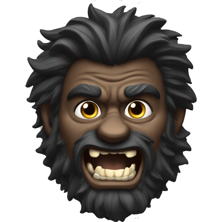 Werewolf with nameplate move emoji