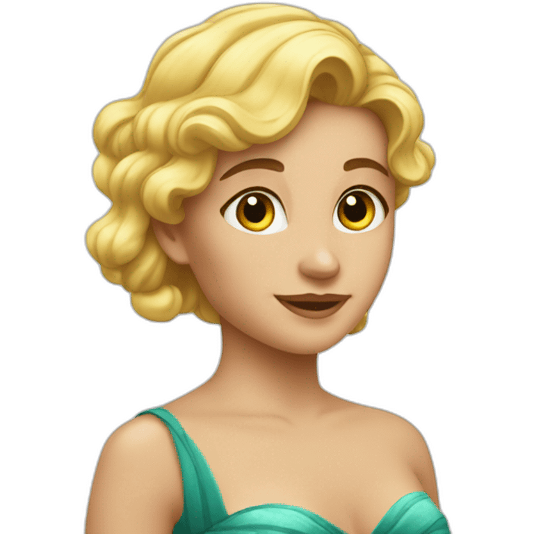 La petite sirène emoji