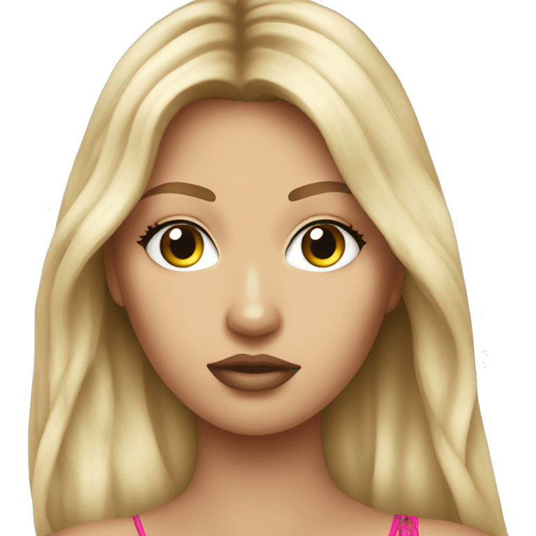 Sad victoria secret model blonde emoji