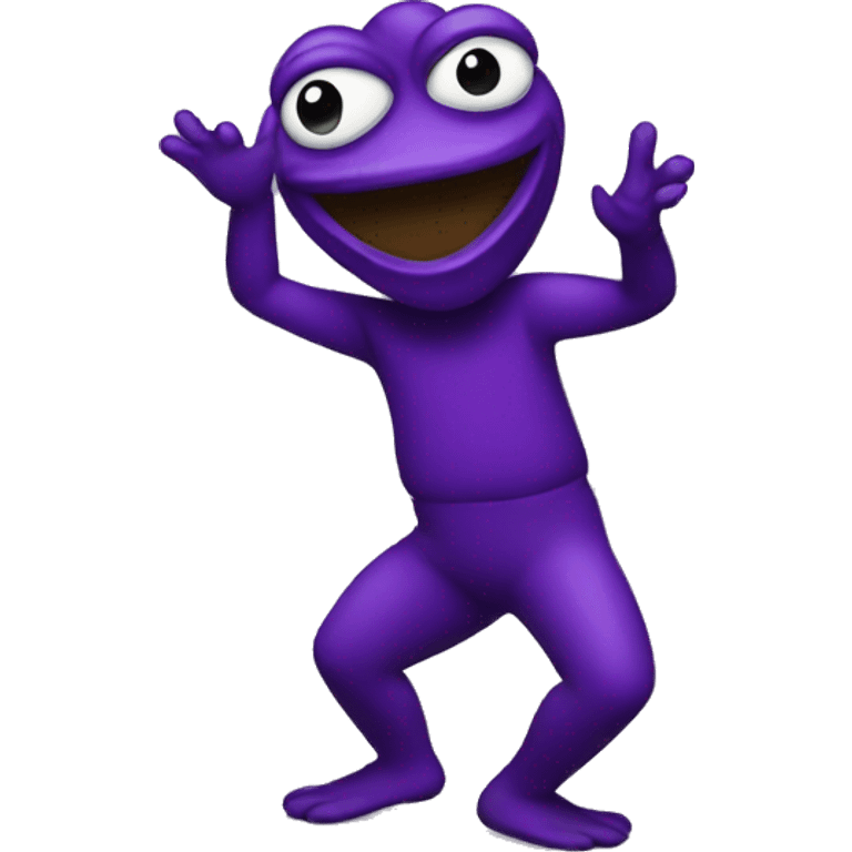 purple pepe dancing emoji