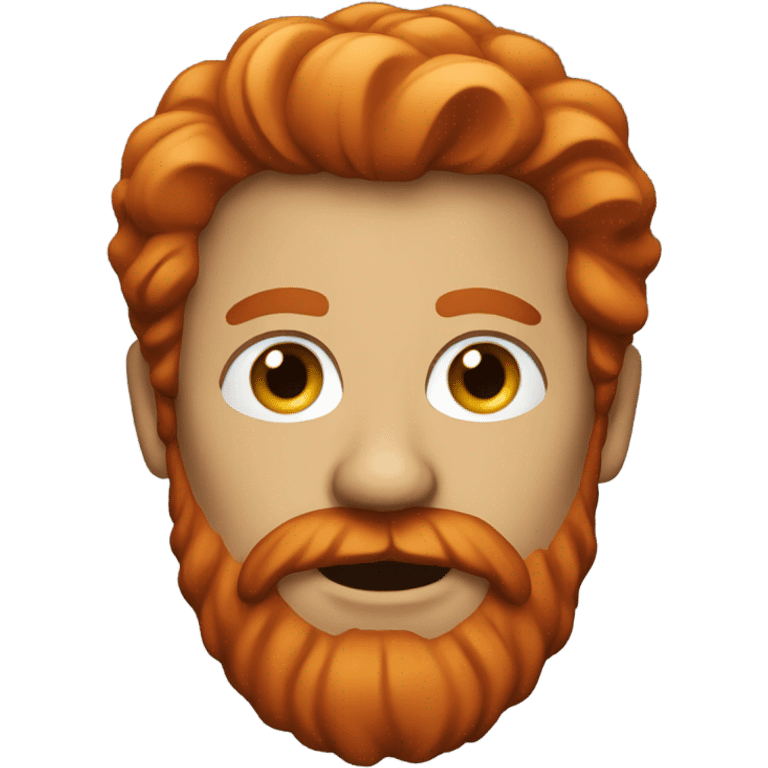 Man with red beard emoji