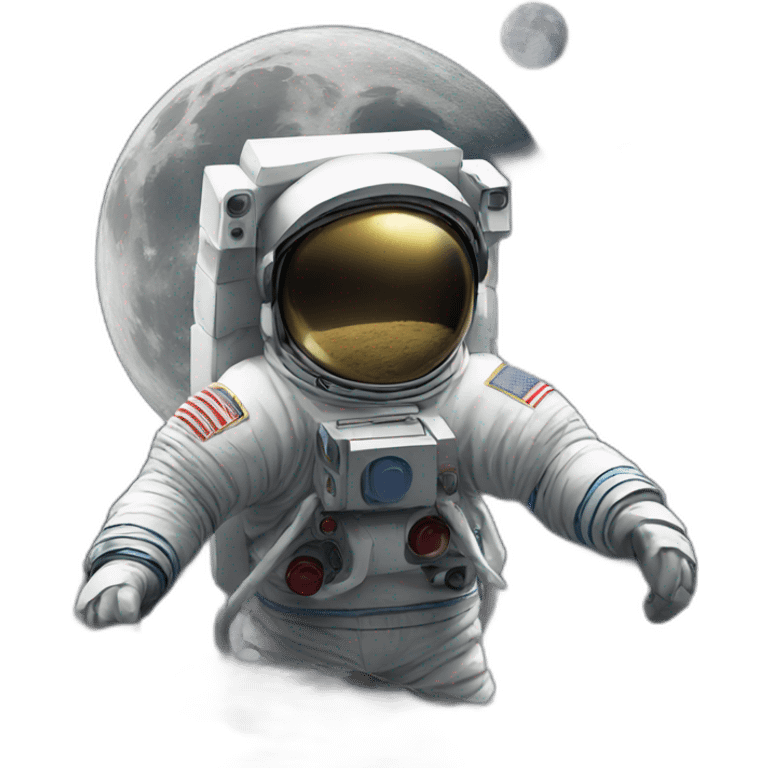 moon landing emoji