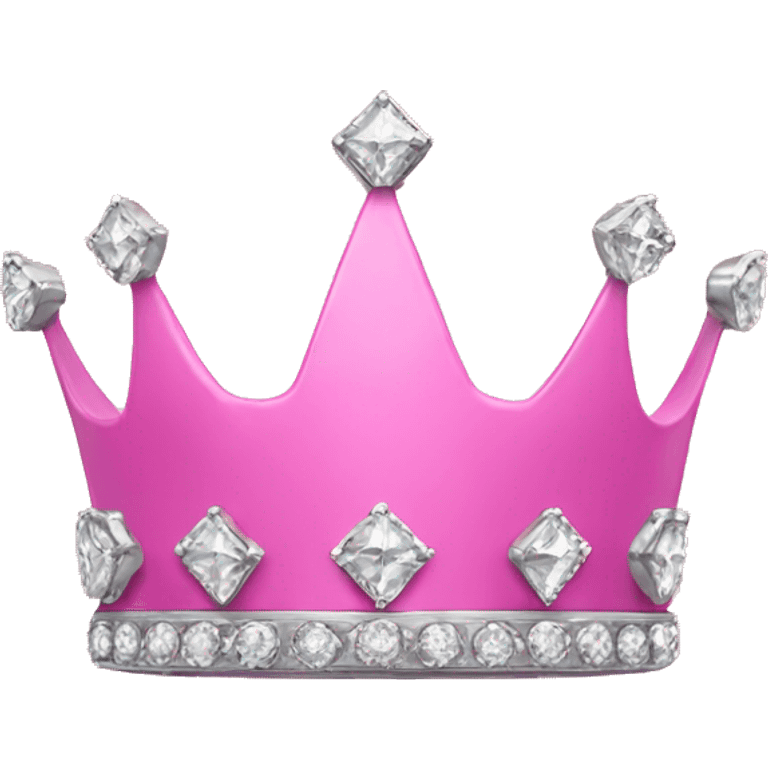 Pink crown with diamond nda emoji