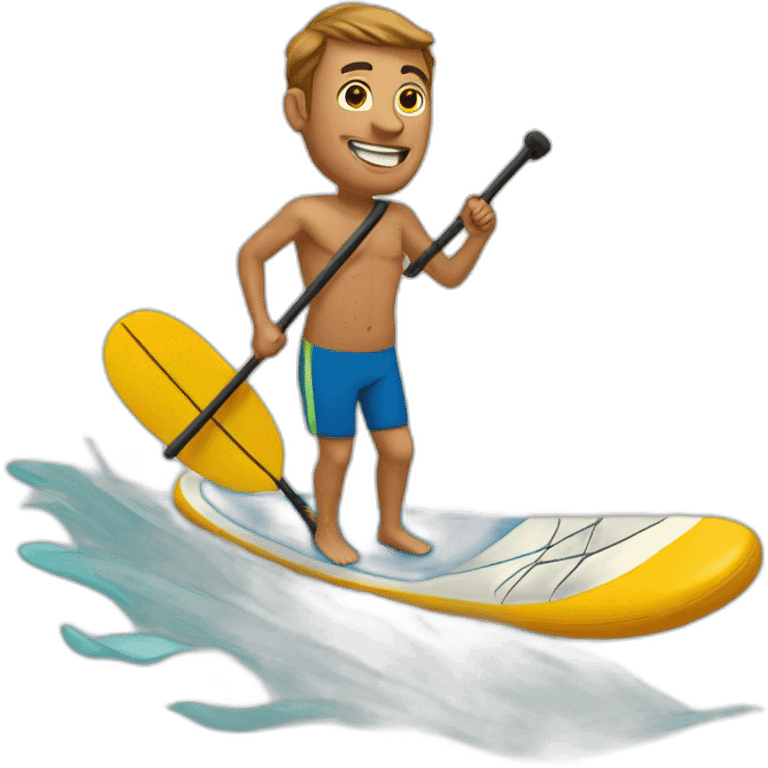 Man on sup emoji