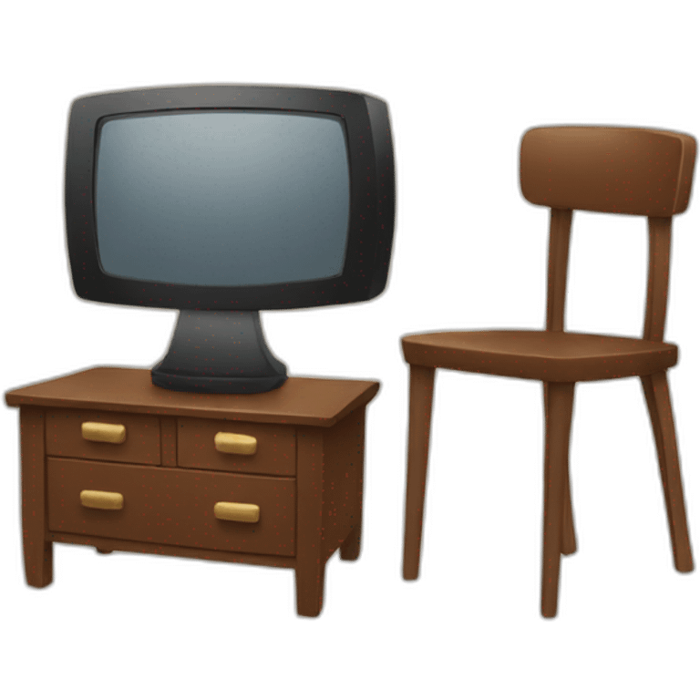 video with furniture emoji