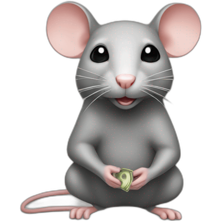 Rat money emoji