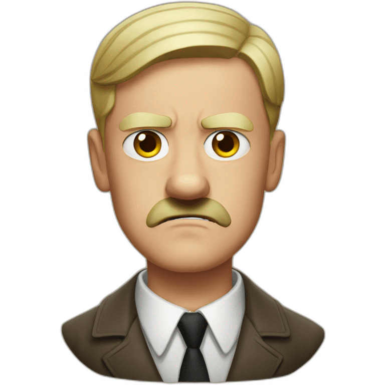 Hitler ungry emoji