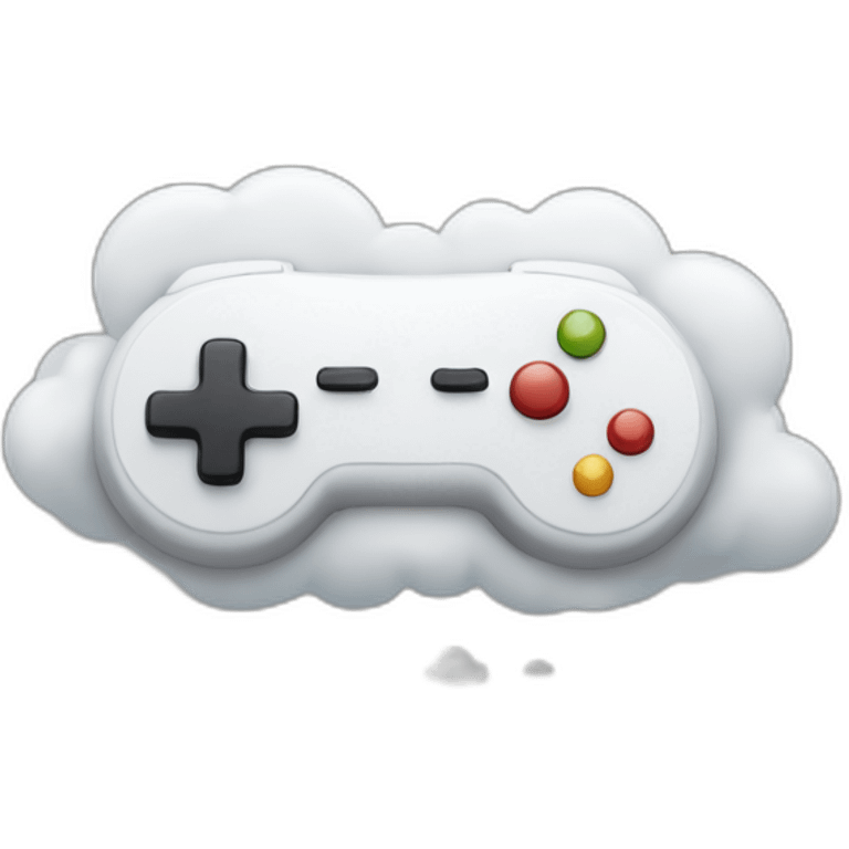 Manette en forme de nuage emoji