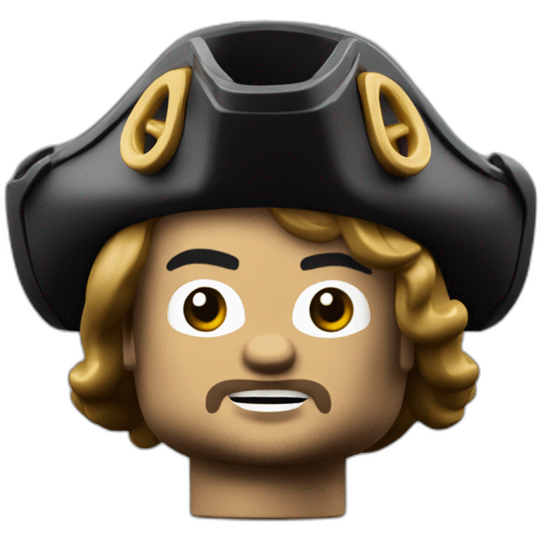 Lego pirate minifigure emoji