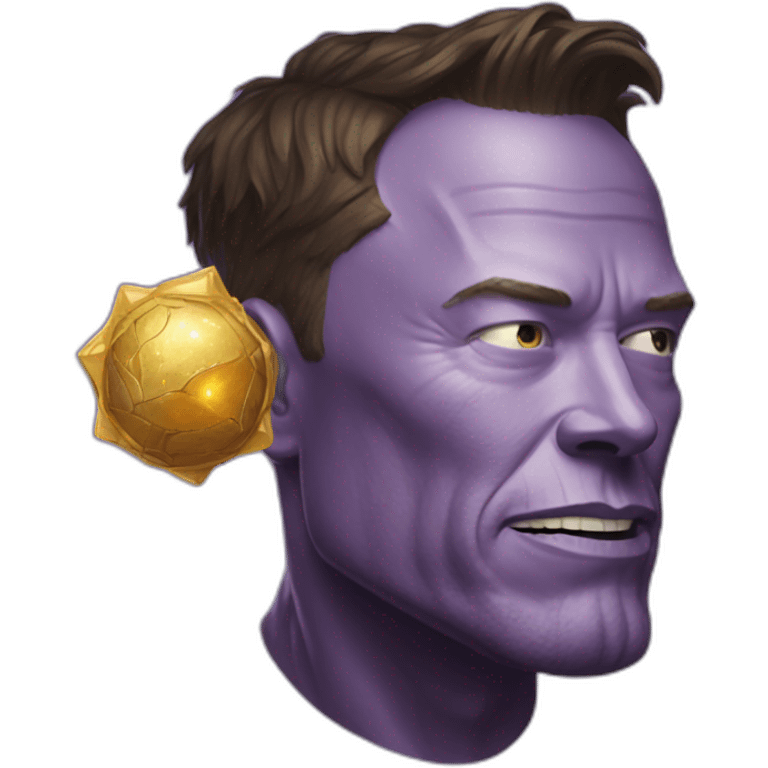 Elon musk as thanos emoji