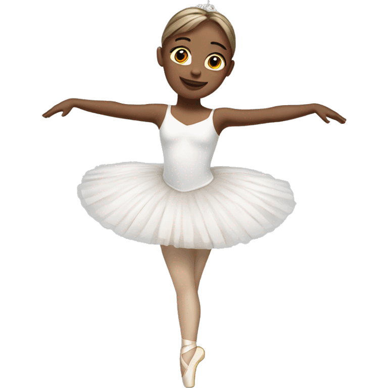 white Ballerina emoji