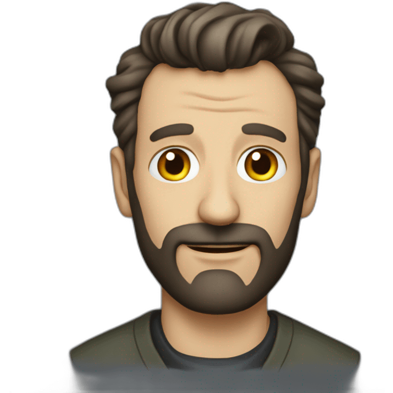 Mathieu Kassovitz with beard emoji