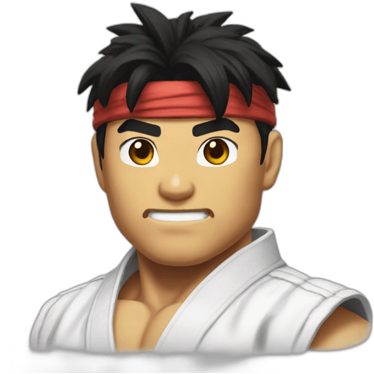 ryu de street fighter emoji