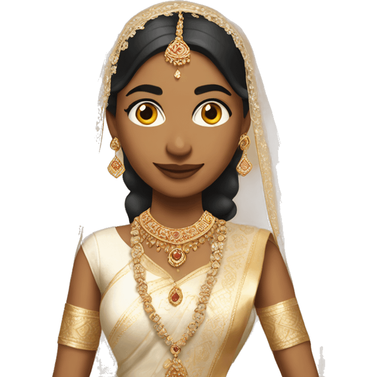 mixed race hindu wedding emoji