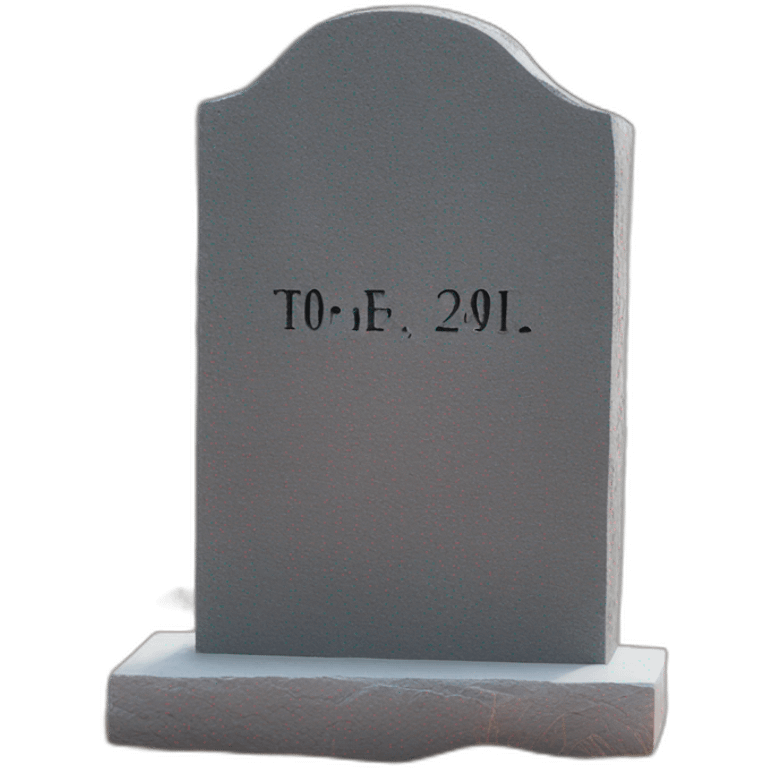 rip et al. on tombstone emoji