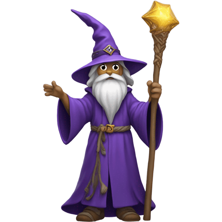 purple hat wizard
 emoji