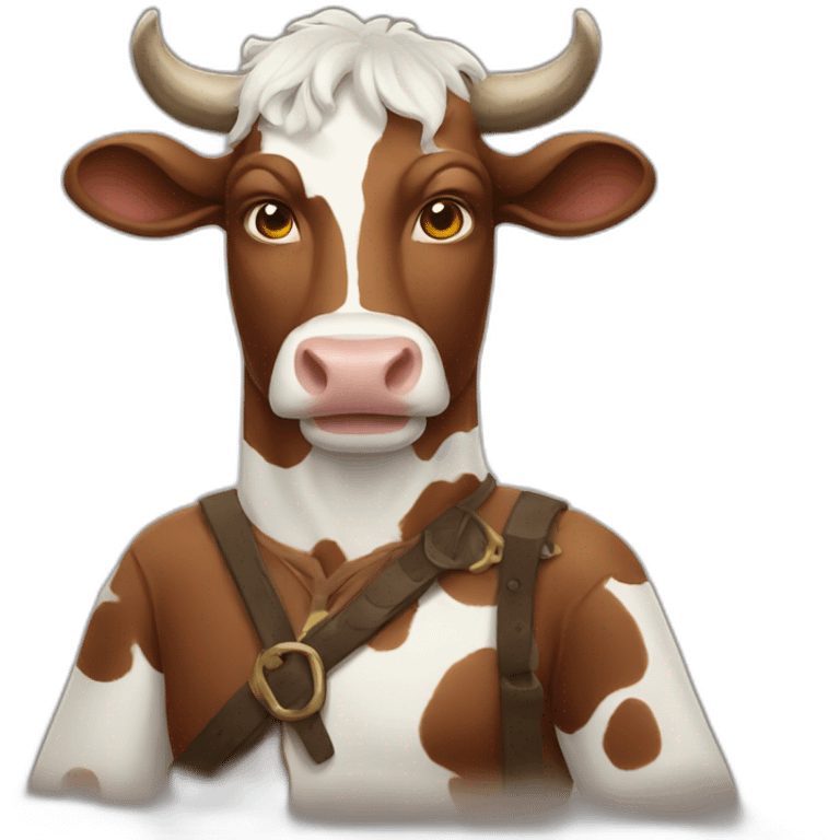 cow man emoji