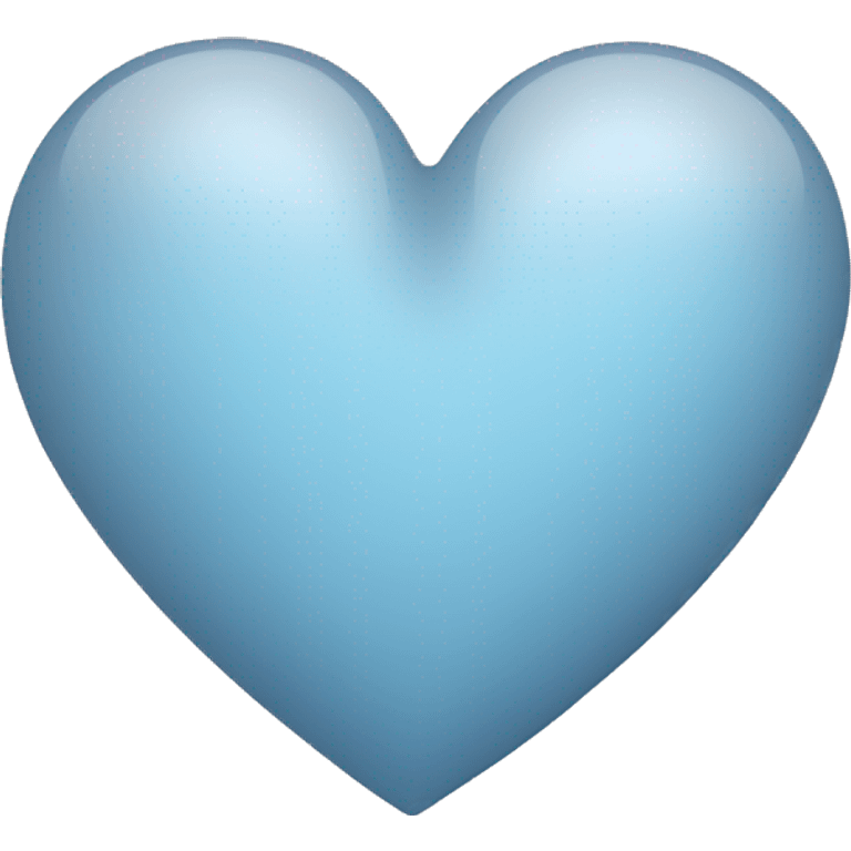 Heart-coloured-pastel-grey-blue-shade emoji