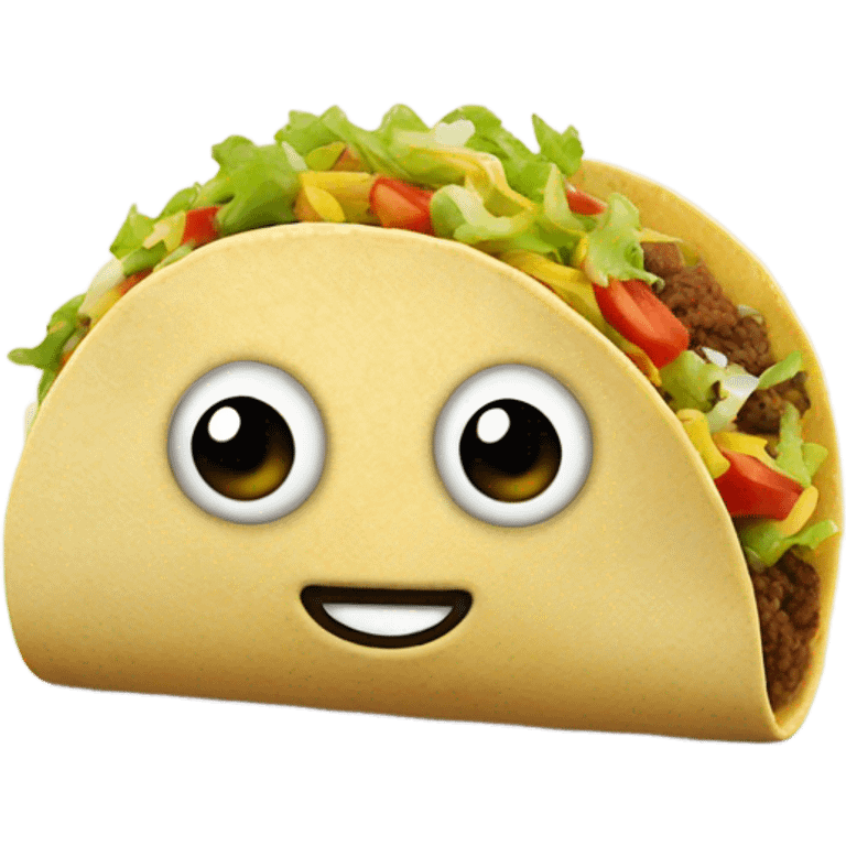 Taco with legs emoji