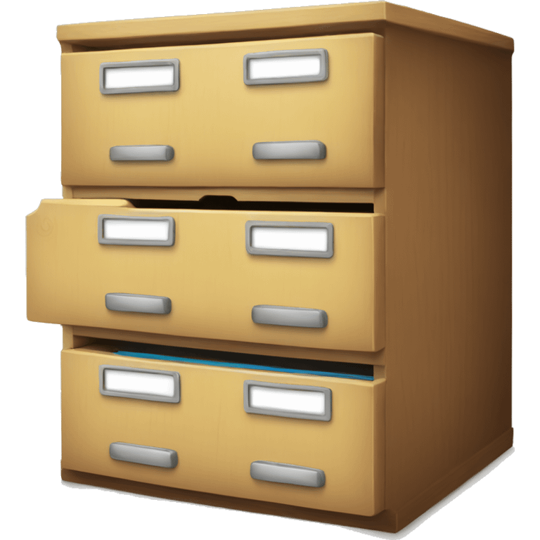 drawer with files in it emoji