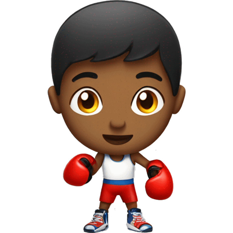 Kids with boxing gloves emoji