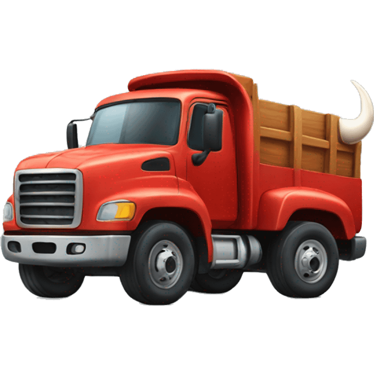 Truck with Bull horns  emoji