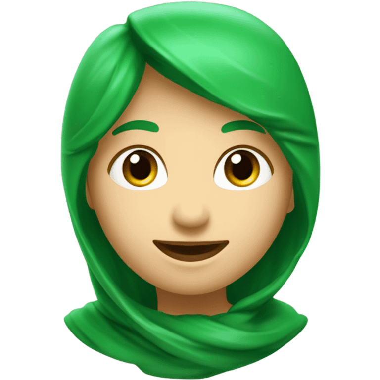 Coeur vert ecrit VIVI emoji