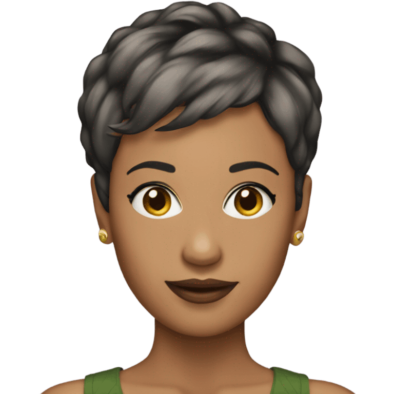 woman pixie cut emoji