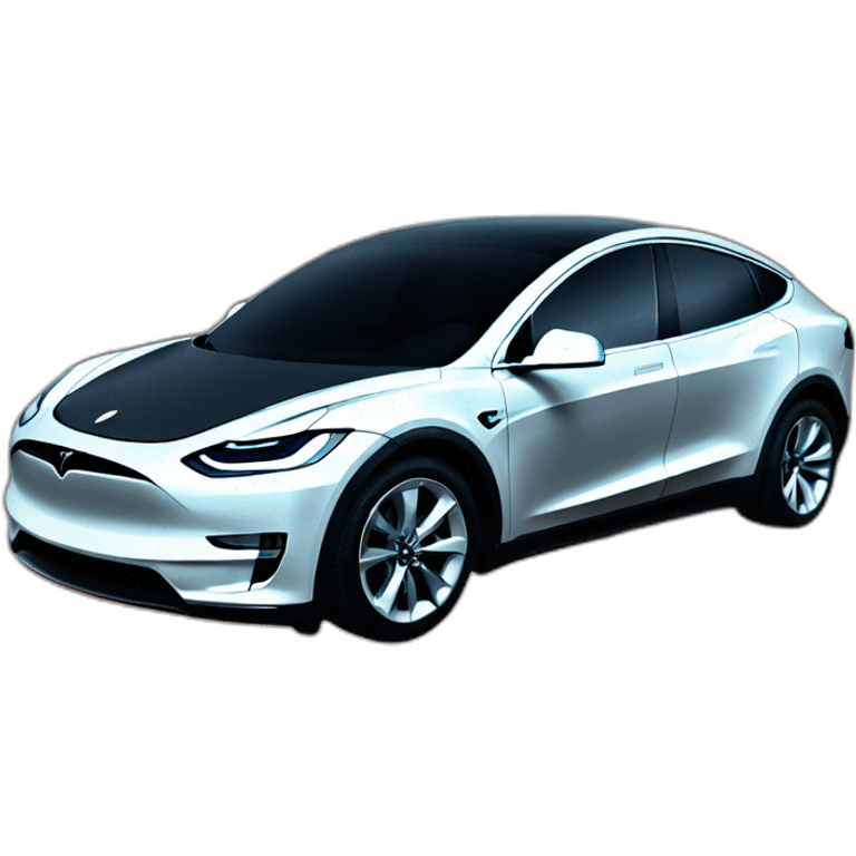 telsa car in space emoji