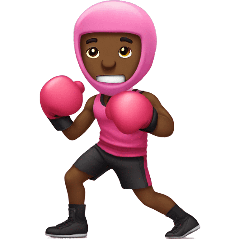 Boxing bubblegum emoji