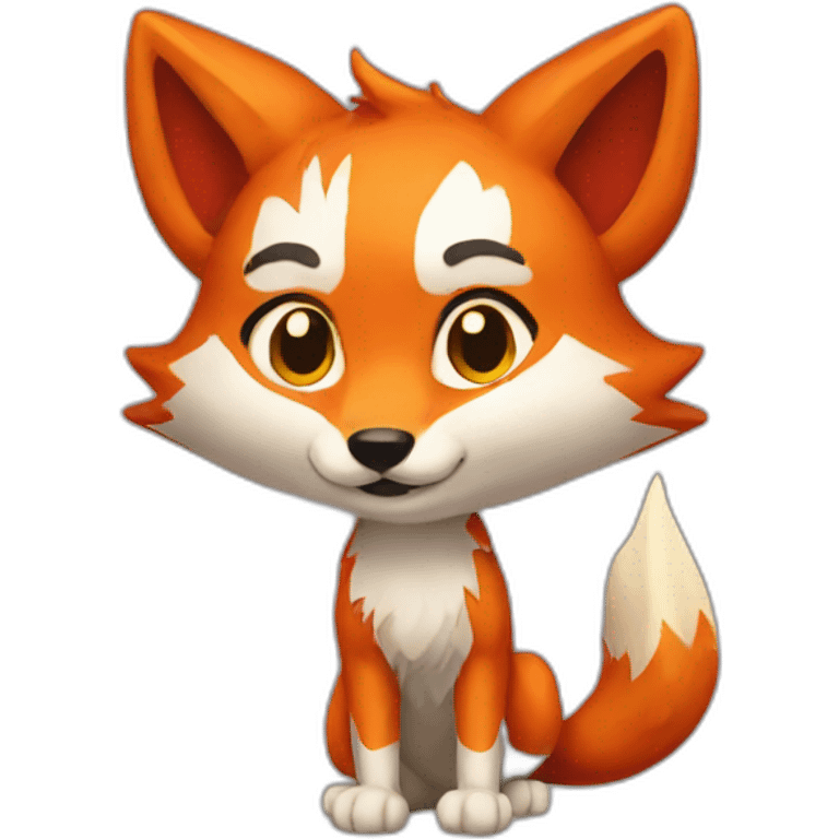 Fire fox  emoji