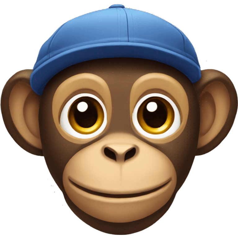 Monkey with cap emoji