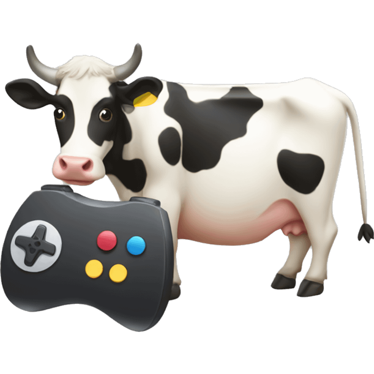 cow play console emoji