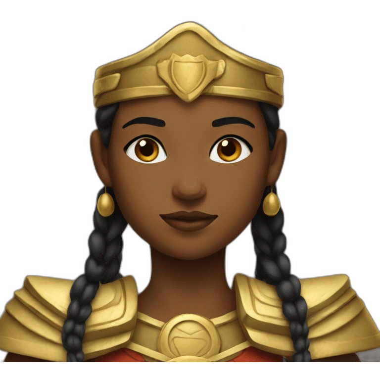 young warrior queen emoji