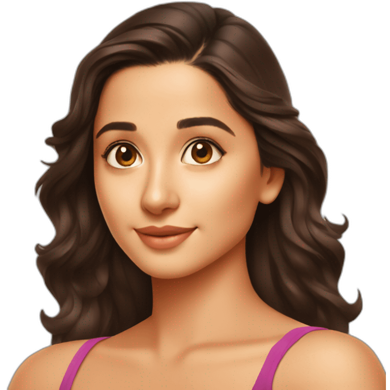 Tanned Alia bhatt emoji