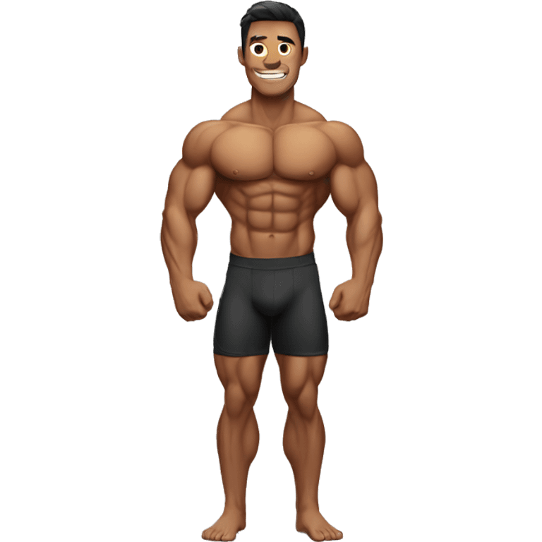 bodybuilder man emoji