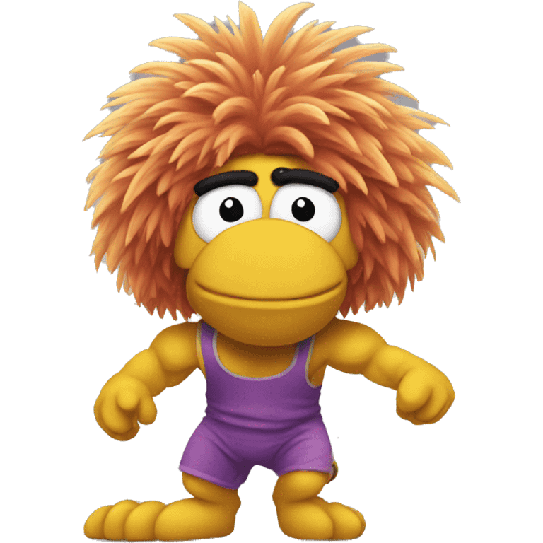 fraggle rocks hot muscle trainer emoji