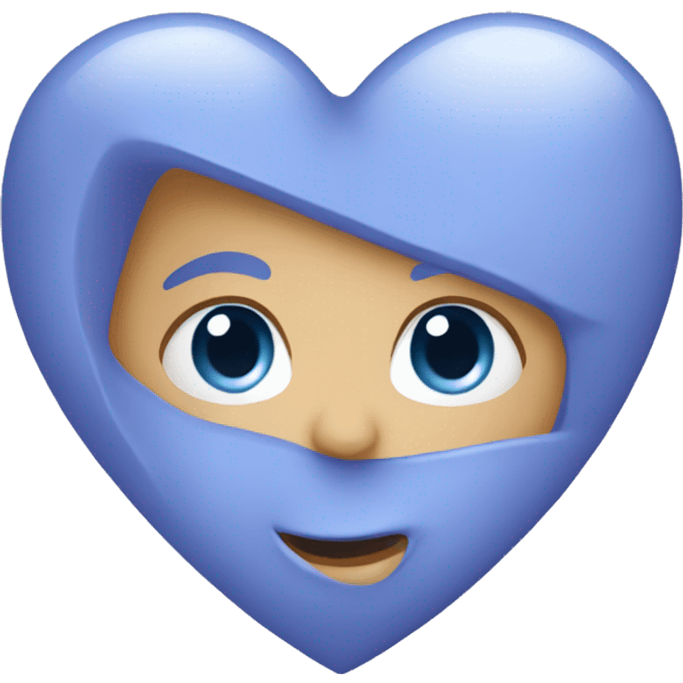 periwinkle heart emoji