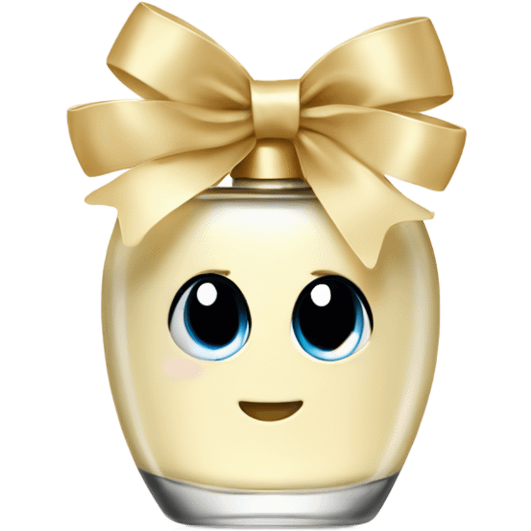 vanilla perfume with bow emoji