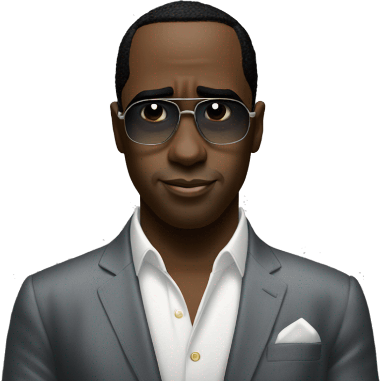 Sean Diddy Combs shhh emoji