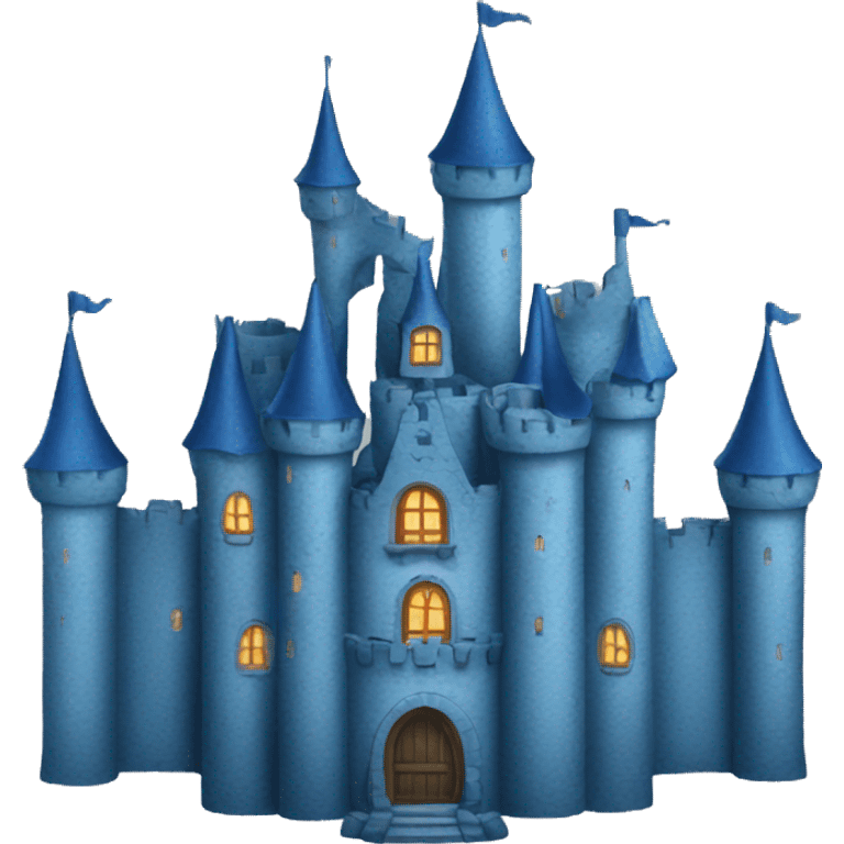 Blue castel emoji